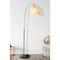 Hello Honey® Modern Boho Floor Lamp with Marble Base & Rattan Shade